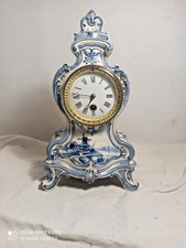 Pendule/cartel faience decor