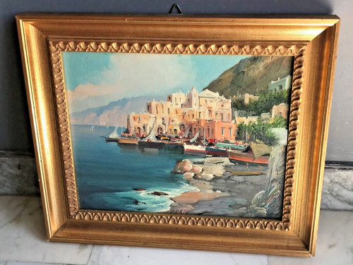 Quadro marina firmato - firmato, con