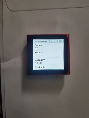 Apple 8gb ipod - nano, 6a