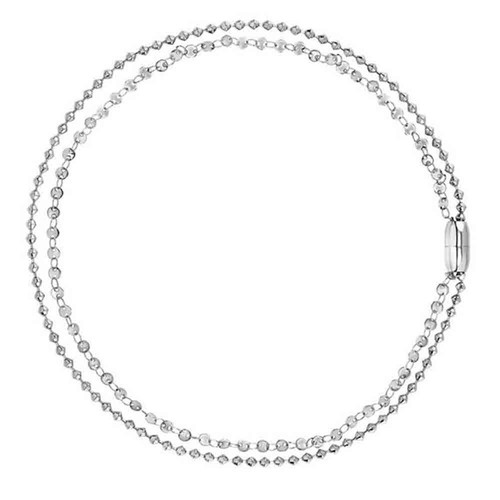 Collana donna acciaio - collana,