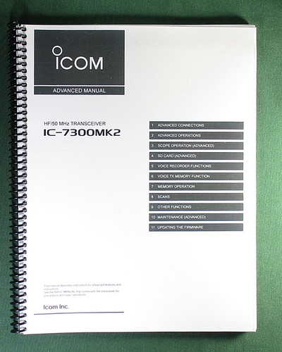 Icom 7300mk2 advanced - icom,
