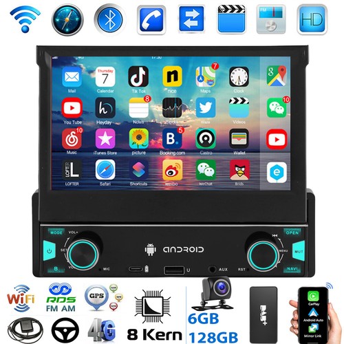 Autoradio bluetooth 1din - bluetooth, 7"