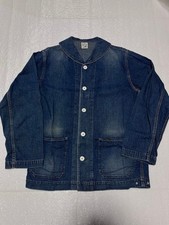 orSlow US NAVY Giacca di jeans con colletto a scialle taglia 1 (S)