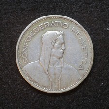 Moneta argento 5 franchi