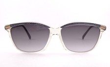 occhiale da sole Emilio Pucci vintage donna mod. EP 390  col. nero/grigio/trasp.