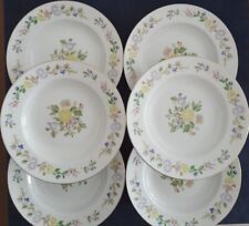 Piatti Fondi Porcellana Royal Selb Germany Vintage Con Fiori