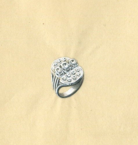 Anello con diamanti art - anello,