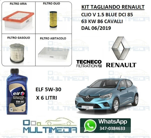 Kit tagliando filtri - filtri, olio