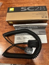 NIKON SC-28 TTL cavo telecomando SB-900, SB-800, SB-600 e SB-28 **NUOVO nella SCATOLA**