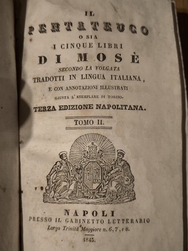 Martini bibbia il pentateuco - bibbia,,