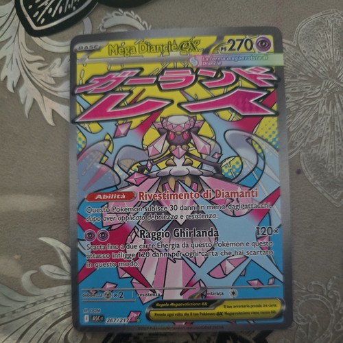 Carta pokemon mega diancie - carta,