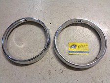 COPPIA CORNICI FANALI ANTERIORI ALFA ROMEO GT 1300 - 1600 - GTA - CARELLO