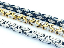 Collana Acciaio Inox Bizantina