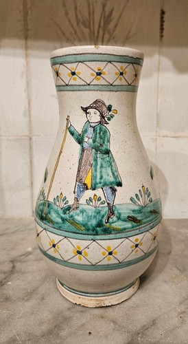 Brocca ceramica faience - , faience,fine