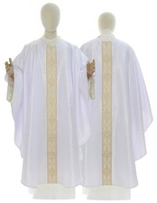 Casula Gotica Bianca con stola