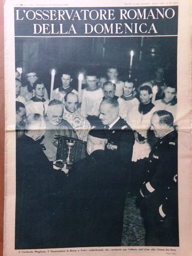 Osservatore romano del 12 - l'osservatore,