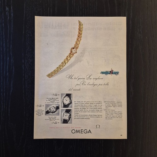 1954 omega original ad - omega,