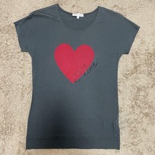 CELINE T-shirt manica corta M grigio scuro donna