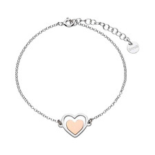 Bracciale donna Argento 925 Stroili cuori bicolor 1668437