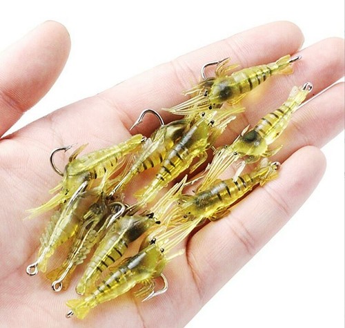 50pcs esche pesca morbide - pesca,
