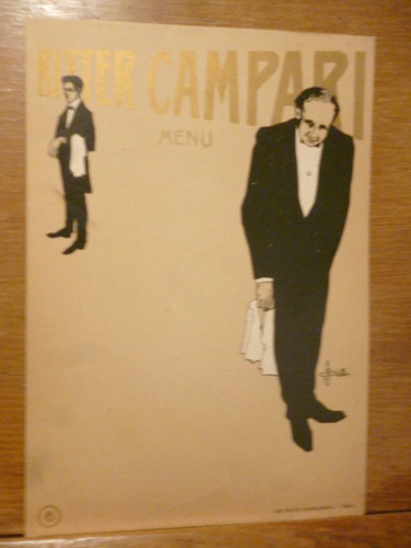 Bitter campari menu - bitter, menu'