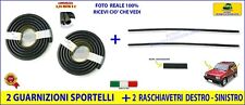 Guarnizioni Portiere Auto per Panda 141 Sportello Porta + RASCHIAVETRO DX SX  