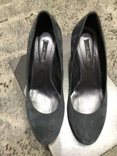 Scarpe Donna Ragazza Alta Zeppa Grigio Camoscio Andrea Morelli N 37 Strass