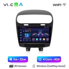 Autoradio Per Fiat Freemont 2011-2020 1G+32GB CarPlay-AndroidAuto Wireless