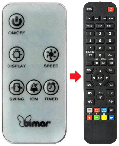 Telecomando adatto per bimar - adatto,
