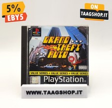 GRAND THEFT AUTO GTA PS1 SONY PLAYSTATION 1 BLACK LABEL PRIMA STAMPA PAL