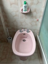 sanitari di colore rosa