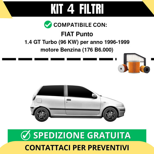Kit filtri tagliando - kit, 4