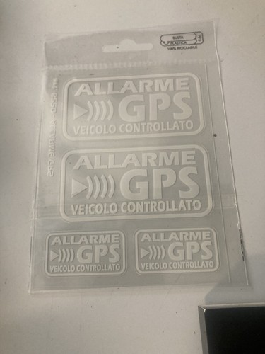 Adesivi allarme gps veicolo - adesivi,