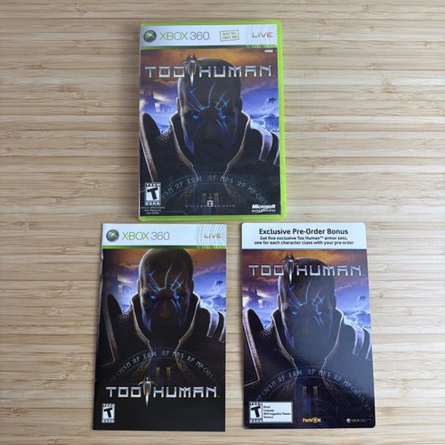 Too human microsoft xbox - human,