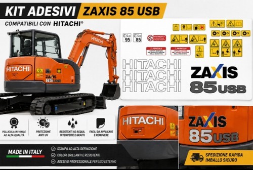 Hitachi zaxis 85usb adesivi - 85usb,
