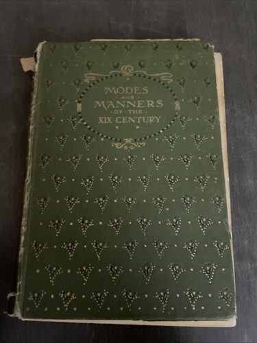Modes manners the 19th - modes, of