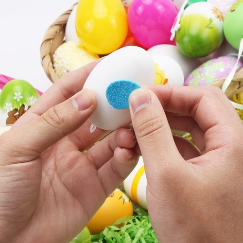 Uova pasqua plastica - uova,