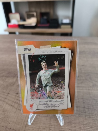 Carta fernando torres topps - fernando,