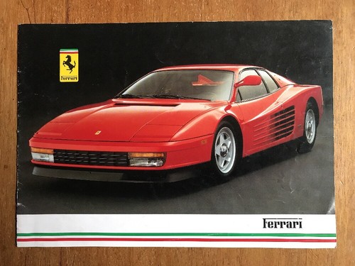 Ferrari 1985 brochure - ferrari, 1985-87