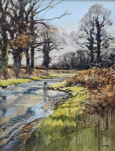 Quadro olio tela - olio, forest