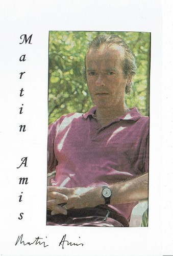 Martin amis hand signed paper - martin,