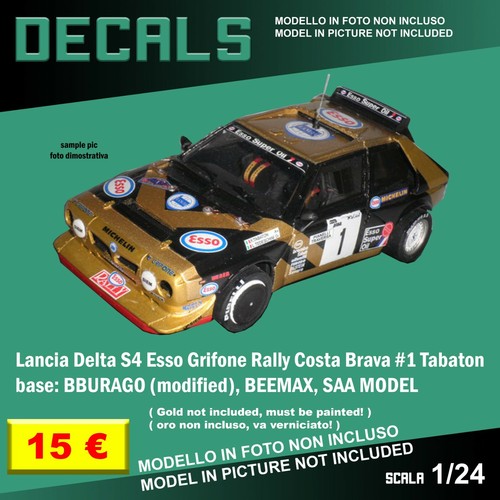Decals repro lancia delta - decals,