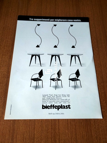 1988 bieffeplast luce seda - bieffeplast,