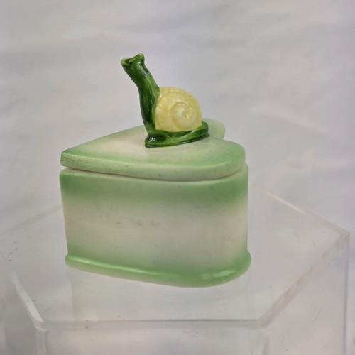 Enesco cuore verde - verde, 1,5x2"