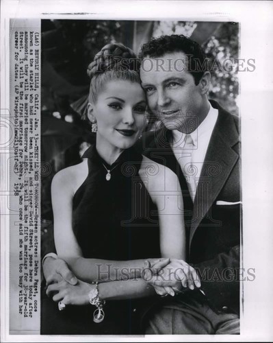 1958 foto stampa debra paget - debra,