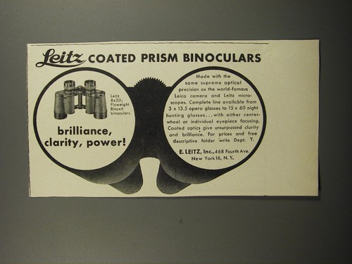 Pubblicità binocolo binuxit - binocolo,