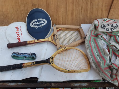 Racchetta tennis legno maxima - legno,