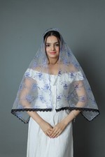 Mantilla pizzo ricamato - pizzo, di