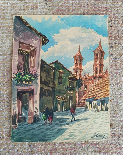 Quadro acquerello vintage joel - quadro,