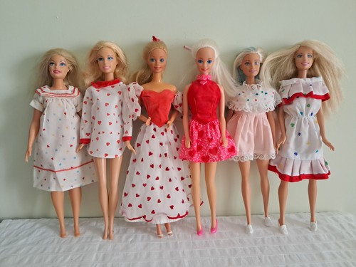 Lotto barbie outfit cuori - outfit,